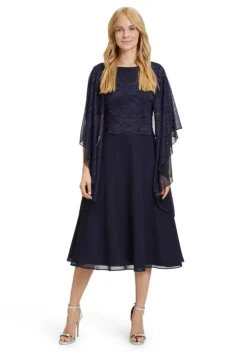Vera Mont Sjaal 241-49454208 Blauw Outlet