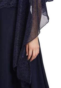 Vera Mont Sjaal 241-49454208 Blauw Outlet