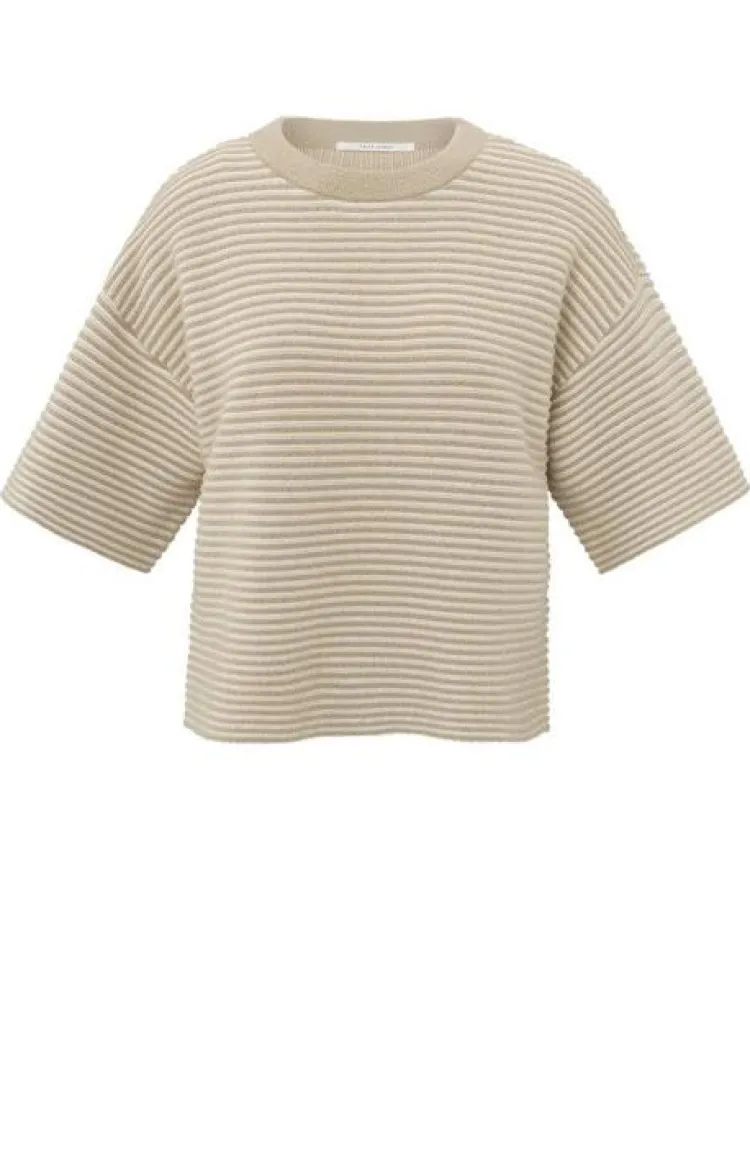 Yaya Sweater 01-000446-502 Beige New